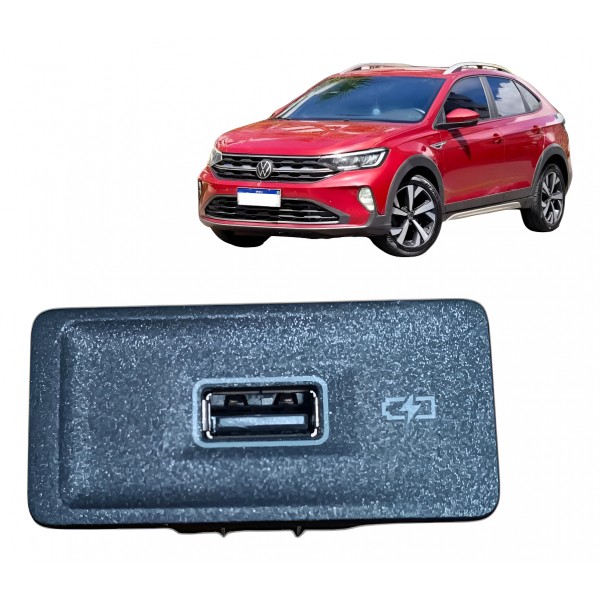Entrada Tomada Usb Painel Vw Polo Virtus Nivus 2017 A 2023