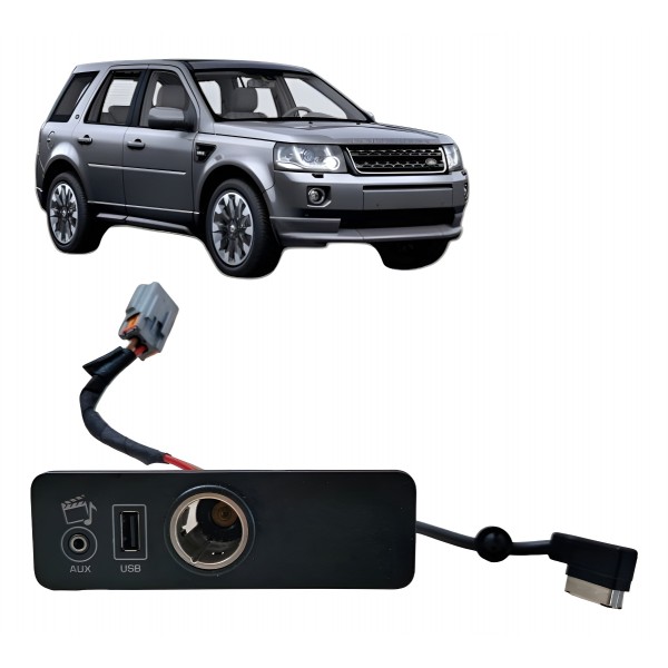 Moldura Entrada Aux Usb Land Rover Freelander 2007 A 2014