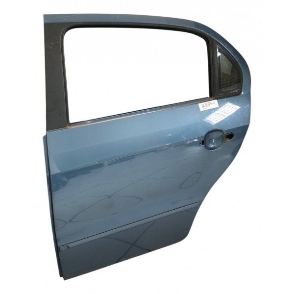Porta Traseira Esquerda Vw Gol Voyage G5 G6 G7 G8 2009 2021 Traseira Esquerda Azul