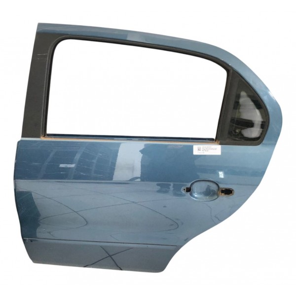 Porta Traseira Esquerda Vw Gol Voyage G5 G6 G7 G8 2009 2021 Traseira Esquerda Azul