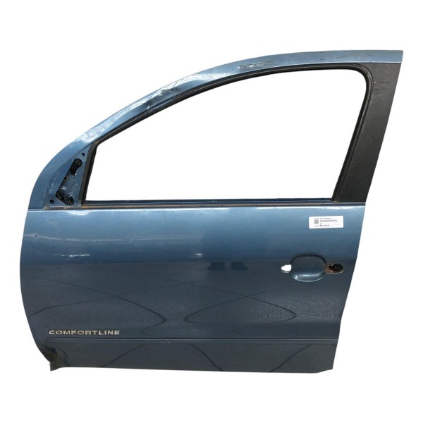 Porta Dianteira Esquerda Vw Gol Voyage G5 G6 G7 G8 2009 2021 Dianteira Esquerda Azul