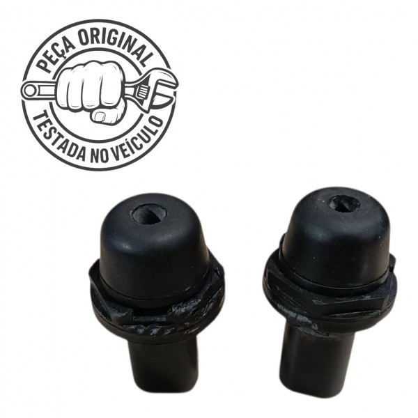 Par Batente Regulagem Porta Malas Gol G6 G7 G8 Voyage Polo Preto