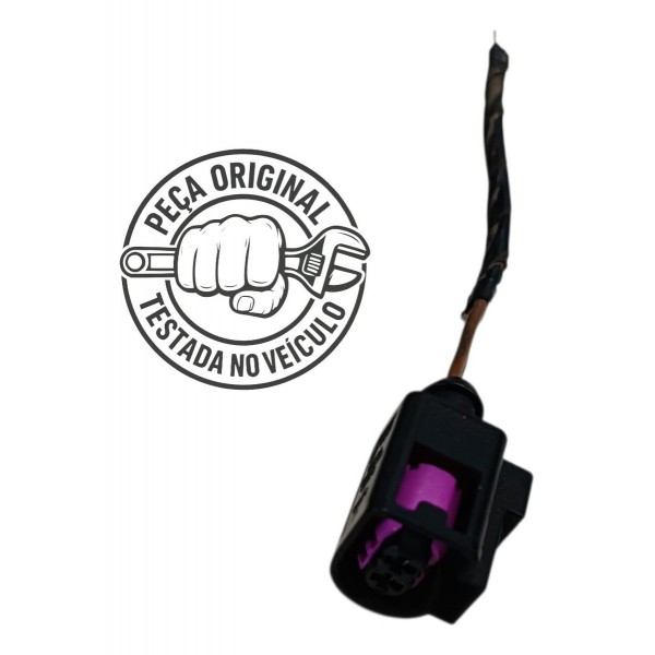 Plug Chicote Elétrico Buzina Caracol Gol Saveiro Voyage G7