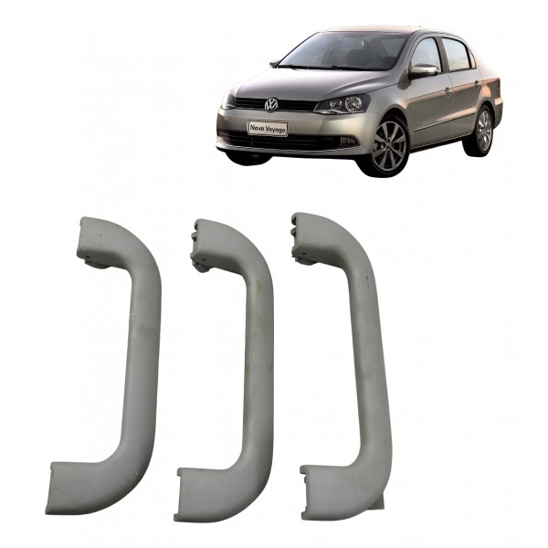 Pega Mão Alça Teto Voyage G6 G7 G8 2013 2014 2017 Original Branco