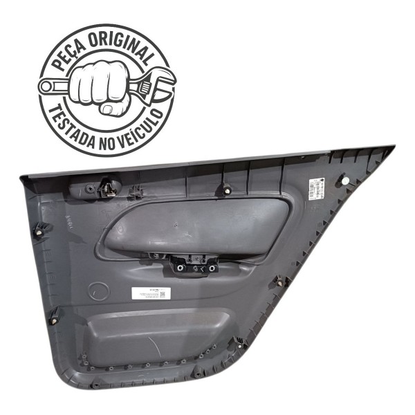 Painel Forro Porta Traseiro Esquerdo Vw Gol Voyage G7 Cinza Cinza