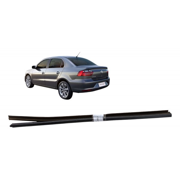 Par Pestana Porta Traseira Esquerda Gol Voyage G6 G7 G5 G8 Preto