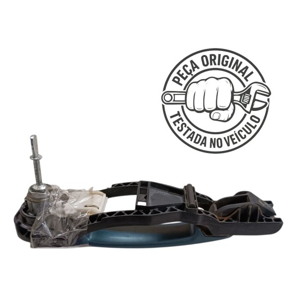 Maçaneta Externa Vw Voyage Gol G6 G7 G8 Dianteira Esquerda Azul Dianteira