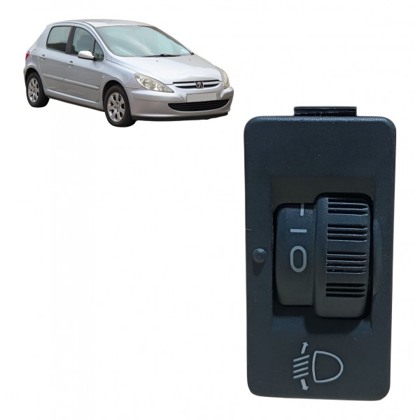 Botão Regulagem Farol Citroen C4 Peugeot 307 2006 A 2012