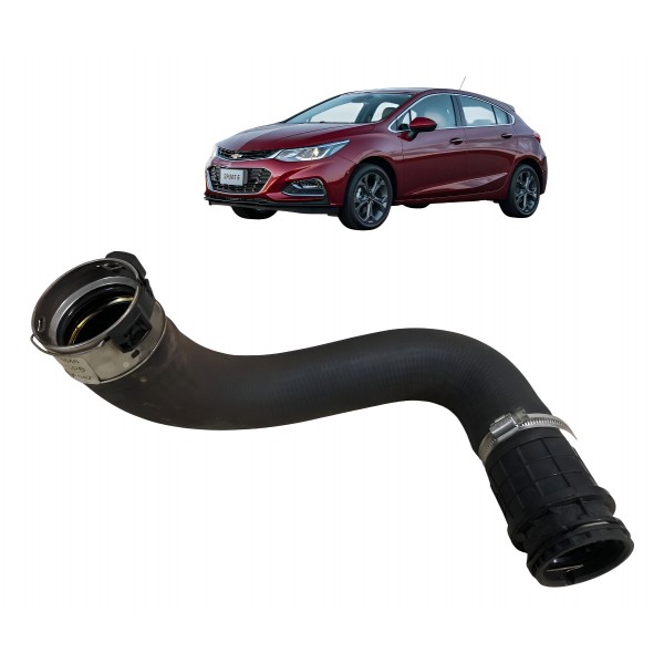 Mangueira Intercooler Cruze 1.4 16v 2016/2021 G2 13374646 Preto