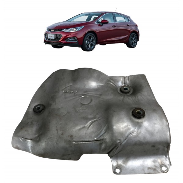 Protetor Defletor Calor Turbina Inferior Cruze 2018-2021