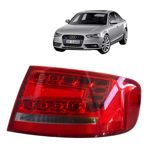 Lanterna Traseira Direita Audi A4 2010 2011 2012 Led Orig Direito/passageiro Vermelho