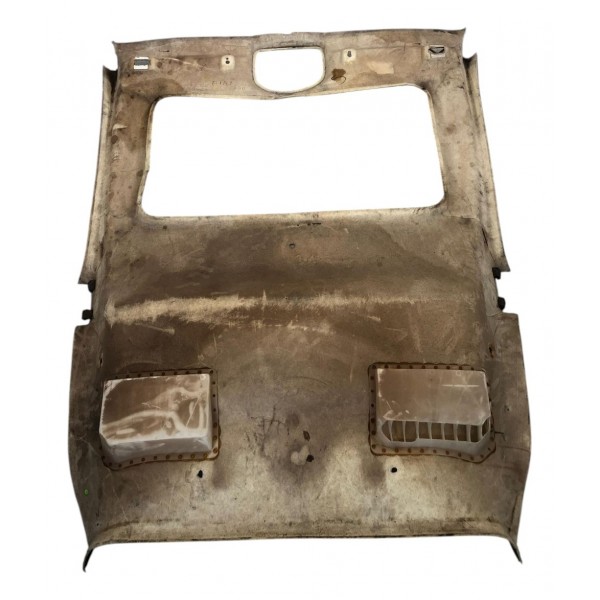 Forro Teto Fiat 500 2010 2011 2012 2013 Preto Com Teto Solar