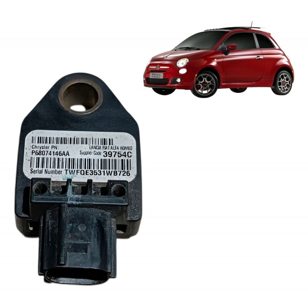Sensor Impacto Fiat 500 2012 2013 2014 2015 39754c Original Preto