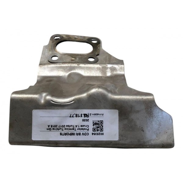 Protetor Termico Turbina Gm Cruze 1.4 Turbo 2017 2018 A 2020 Prateado