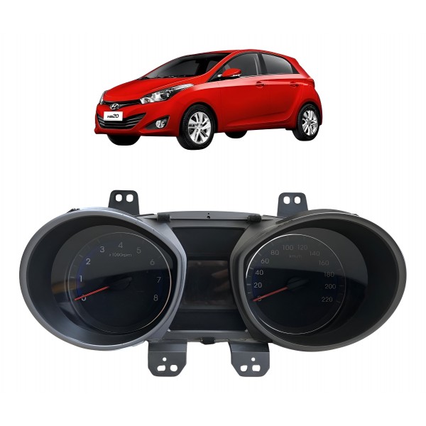 Painel Instrumentos Velocimetro Rpm Hyundai Hb20 2015 2016 Preto