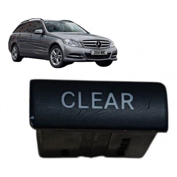 Capa Botão Tecla Clear Comando Mercedes C180 C200 2012 2013