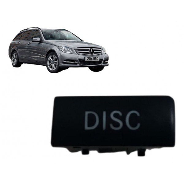 Capa Botão Tecla Disc Radio Mercedes C180 C200 2012 2013
