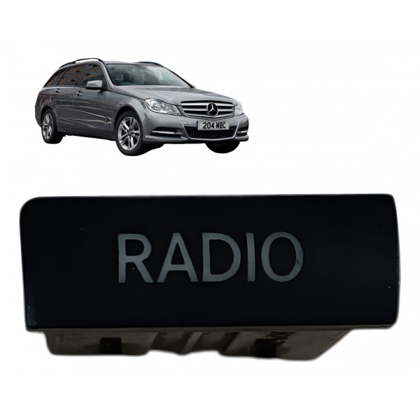 Capa Botão Radio Aparelho Som Mercedes C180 C200 2012 2013