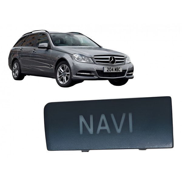 Capa Botão Navi Radio Aparelho Som Mercedes C180 C200 2012