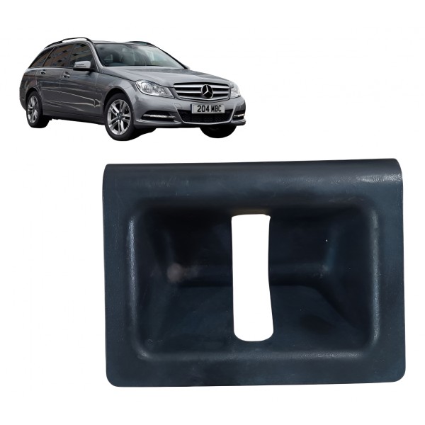 Acabamento Fechadura Tampa Traseira Mercedes C180 2010 2011 Preto
