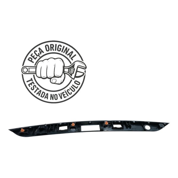 Moldura Luz Placa Friso Cromado Tampa C180 2011 2012 2013 Cromado