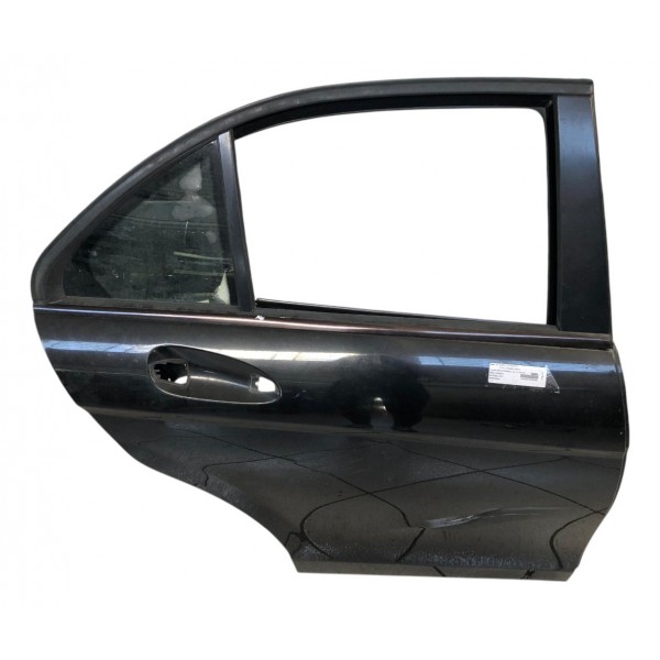 Porta Traseira Direita Mercedes C180 C200 2012 2013 Detalhe Traseira Direita Preto