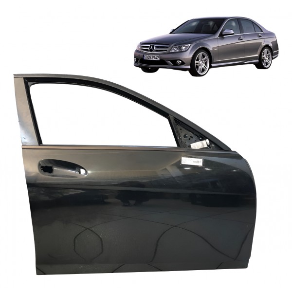 Porta Dianteira Direita Mercedes C180 C200 W204 2012 2013 Dianteira Direita Preto