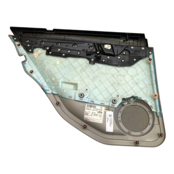 Forro Porta Mercedes C180 Cinza 2011 2012 Traseiro Direito Bege