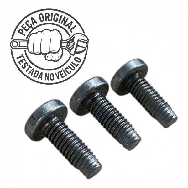 Jogo 3 Parafusos Fixação Motor Limpador Sandero 2012 2013