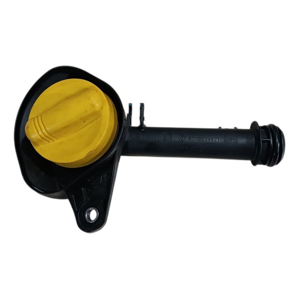 Tampa Bocal Enchimento Oleo Motor Sandero Logan 1.0 16v 2012 Amarelo