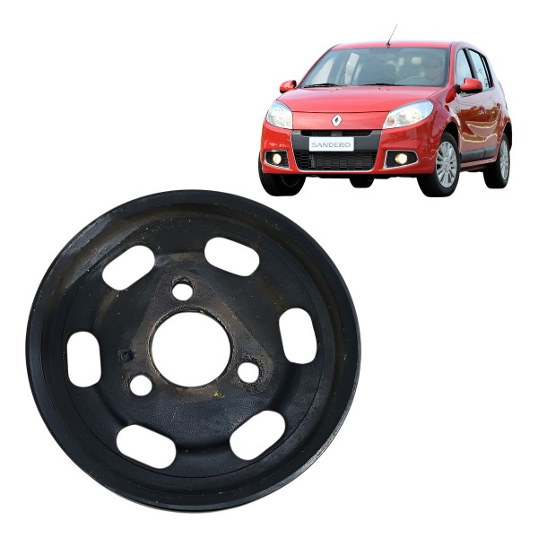 Polia Bomba Direção Hidráulica Sandero Logan 1.0 16v 2012