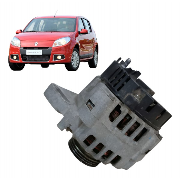 Alternador Renault Sandero Logan Clio 1.0 16v 2011 2012 2013