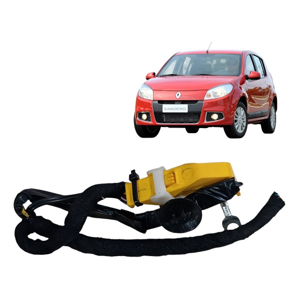 Plug Chicote Conector Modulo Airbag Sandero Logan 8201163278