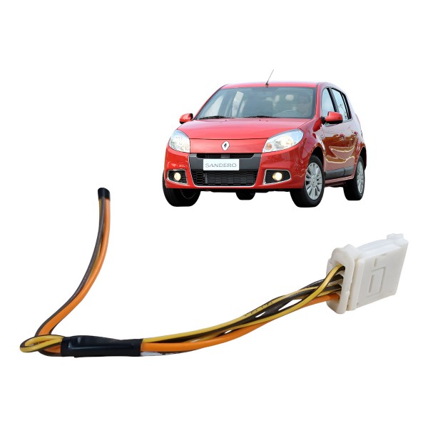 Plug Conector Chicote Interruptor Sensor Freio Sandero Logan