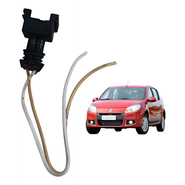 Plug Conector Chicote Valvula Partida Frio Sandero 2012 2013