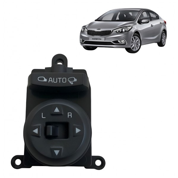 Botão Retrovisor Kia Cerato 2014 2015 2016 2017 Rebatimento