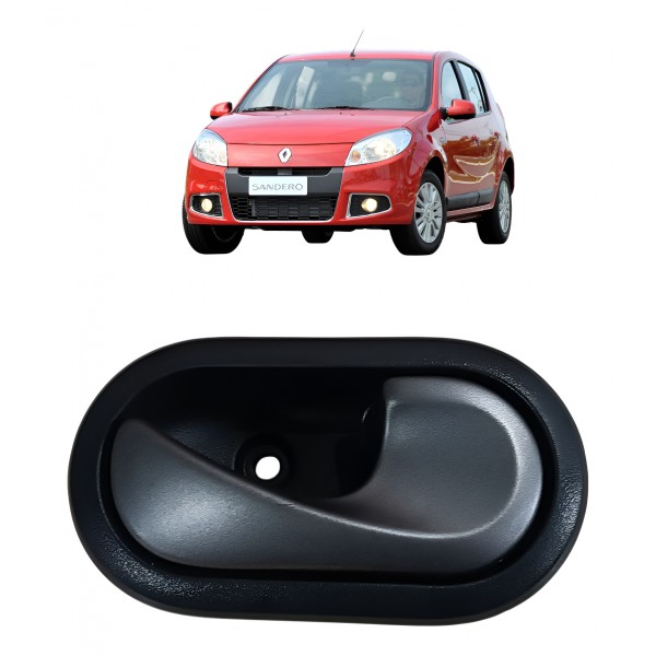 Maçaneta Interna Direita Sandero Logan 2012 2013 2014 Orig Chumbo Dianteira/traseira