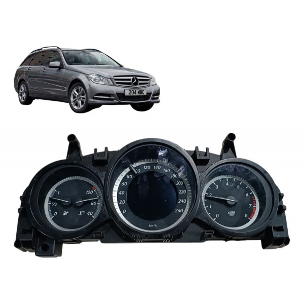 Painel Instrumentos Velocimetro Rpm Mercedes C180 1.8 2012 Preto