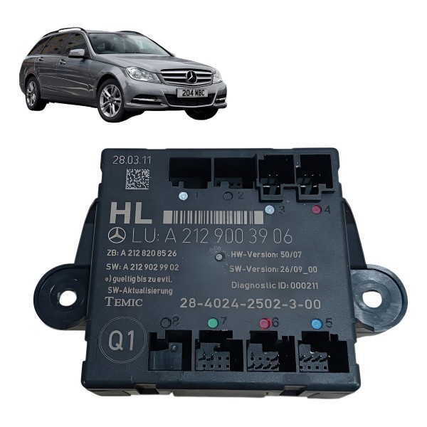 Módulo Vidro Elétrico C200 C180 2012 2013 Traseiro Esquerdo