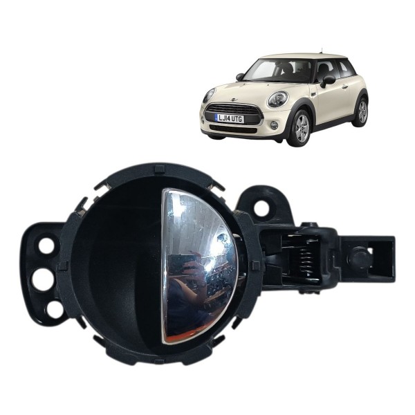 Maçaneta Interna Mini Cooper Clubman 2012 Dianteiro Direito Prateado Dianteira