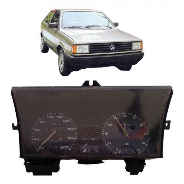 Painel Instrumentos Santana Gol Quadrado 1988 Relógio Preto Preto