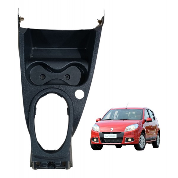 Console Central Porta Copos Renault Sandero Logan 2012 2013