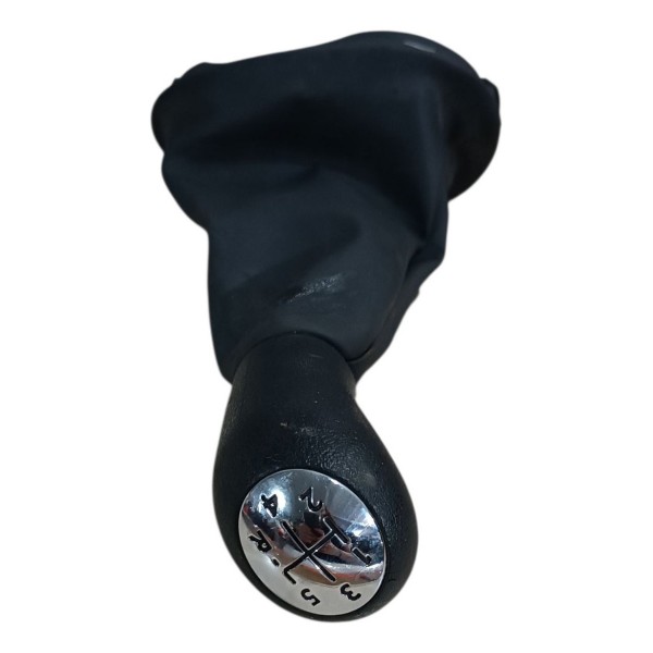 Manopla Alavanca Cambio Sandero Logan 2012 2013 Com Coifa