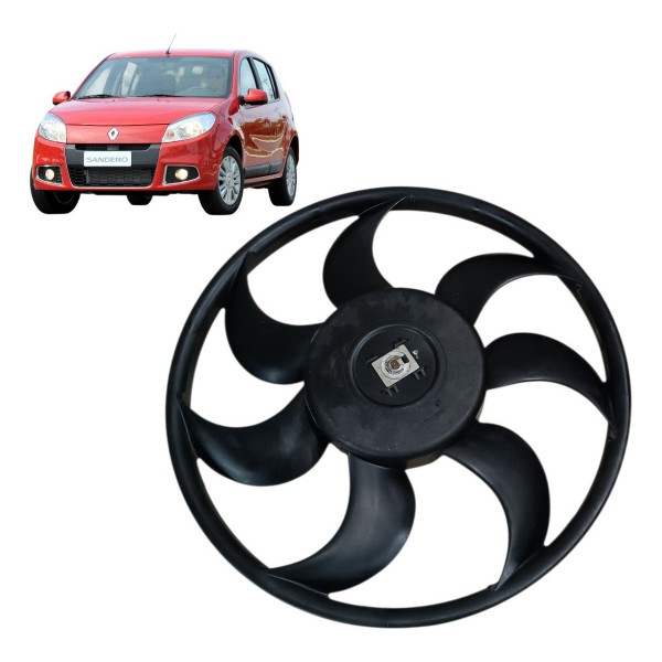 Motor Ventoinha Eletroventilador Sandero 2013 1.0 16 Com Ar