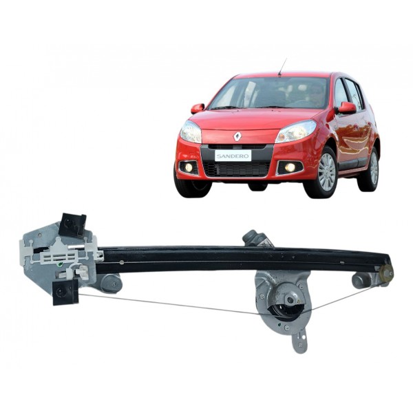 Maquina Vidro Elétrico Sandero 2012 2013 Dianteiro Esquerdo