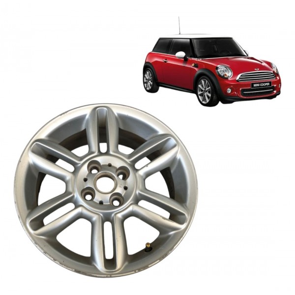 Roda Liga Aro 16 Mini Cooper Clubman Original 2012 2013 04 Prateado