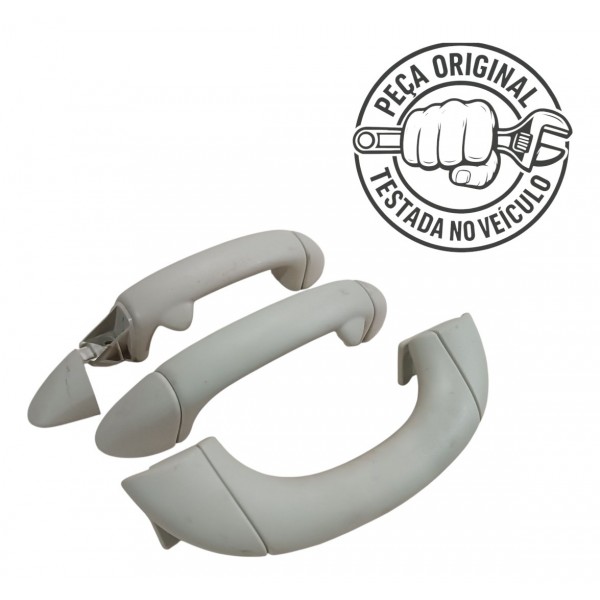 Jogo Kit 3 Pega Mão Alça Teto Mini Cooper Clubman 2012 2013