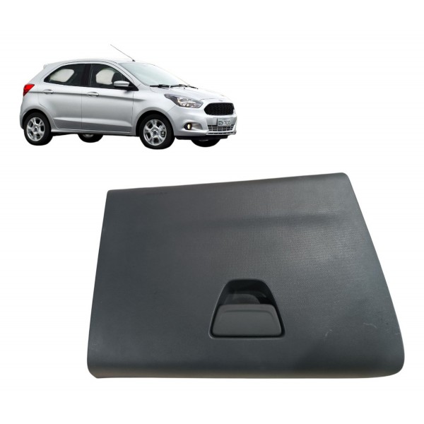 Tampa Porta Luvas Ford Ka 2018 2019 Cinza Original Detalhe