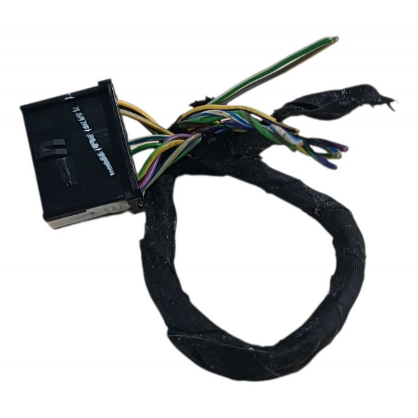 Plug Conector Preto 8 Fios Modulo Airbag Ford Ka 2018 2019