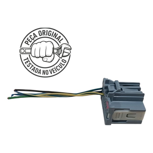 Plug Conector Cinza 5 Fios Modulo Airbag Ford Ka 2018 2019